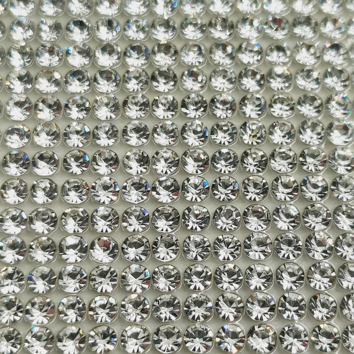 Micro Manta Adesiva De Strass Cristal - 24x40cm 1 Peça