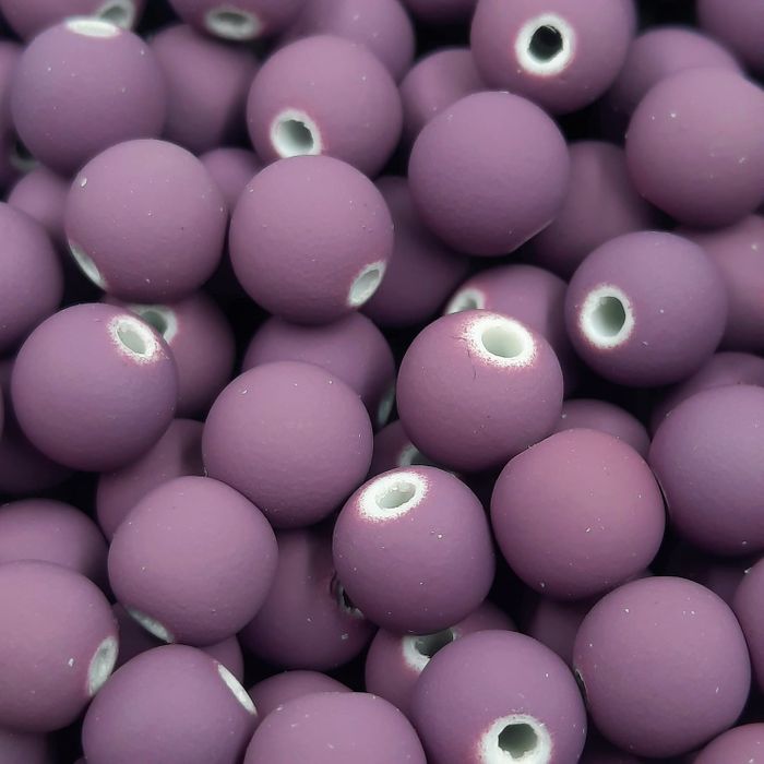 Bolinha Emborrachada Roxa - 8mm 25g