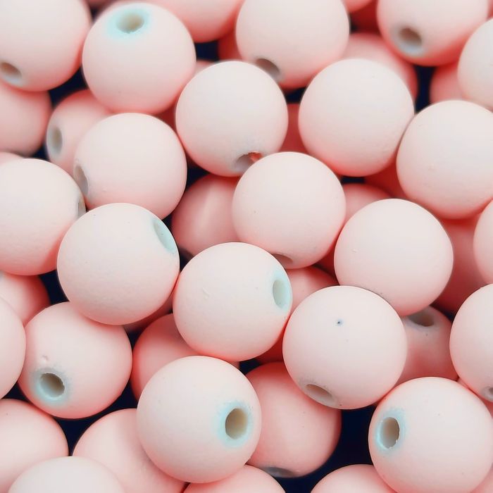 Bolinha Emborrachada Rosa Claro - 8mm 25g
