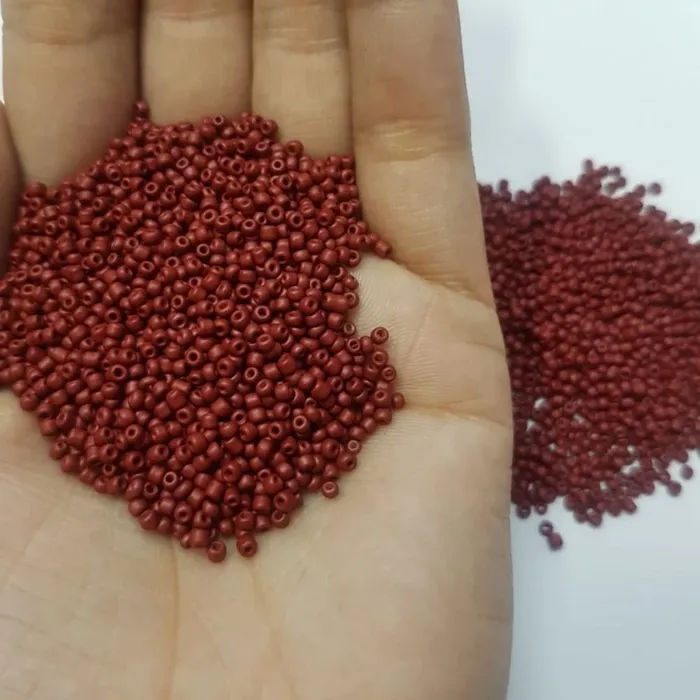 Miçanga Chinesa Fosca Bordô Z1 - 9/0(2,6mm) 500g
