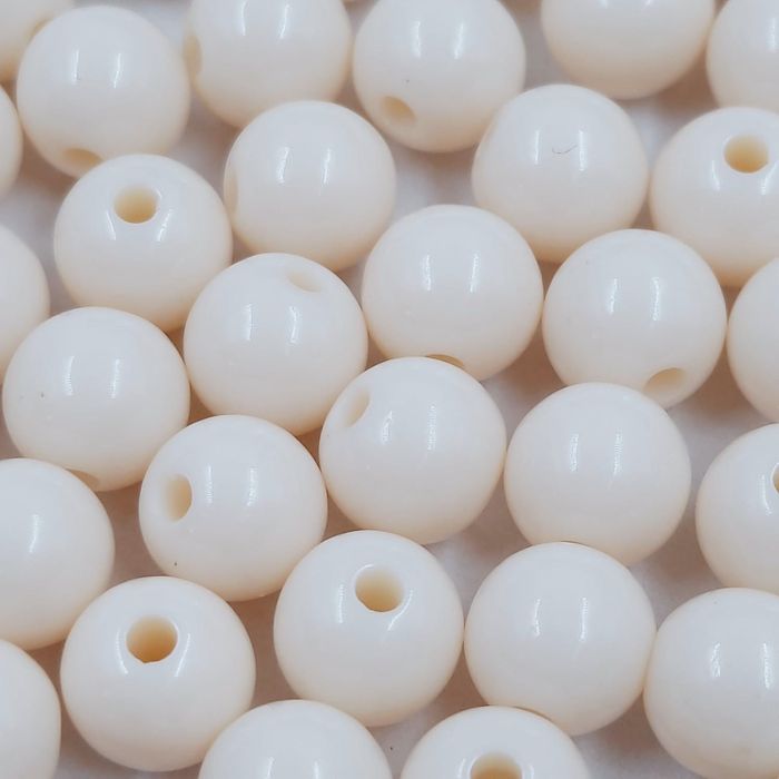 Bolinha Leitosa Bege - 8mm 25g