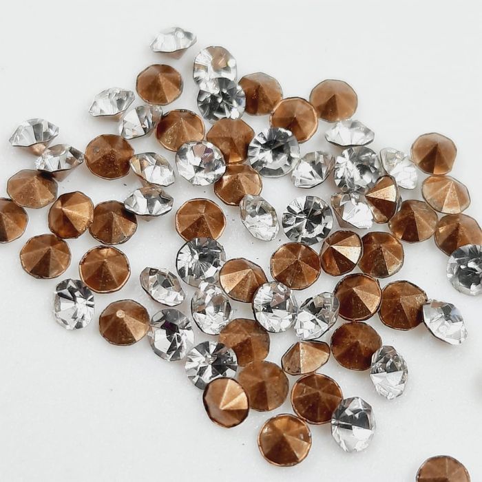 Strass Tcheco Cristal - SS6,5/PP14(2,00-2,10mm) 1.440 Peças
