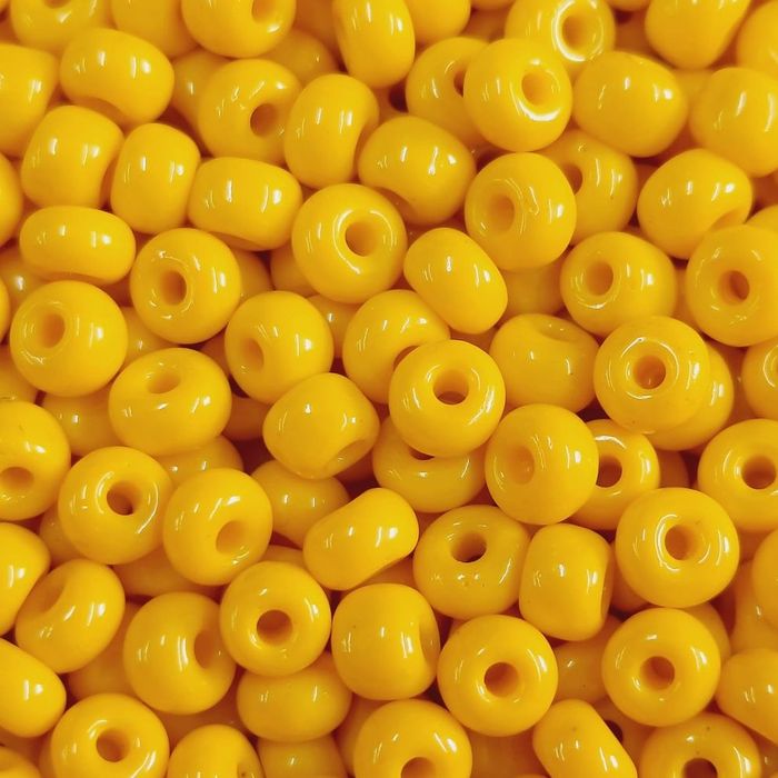 Miçanga Asmara Fosca Amarelo 83130 - 11/0(2,1mm) 25g Aprox. 2.800 Peças