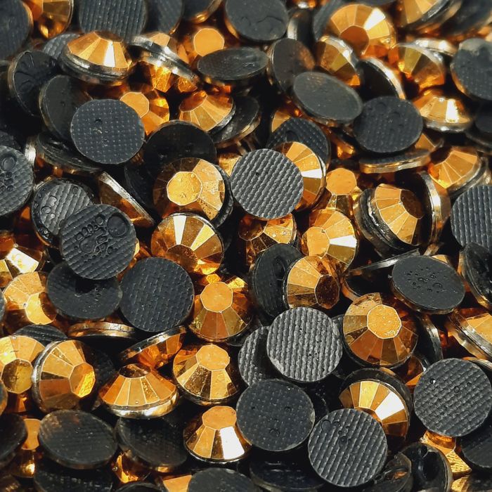 Strass Base reta Resina Dourado - SS30(6,32-6,50mm) 7.200 Peças