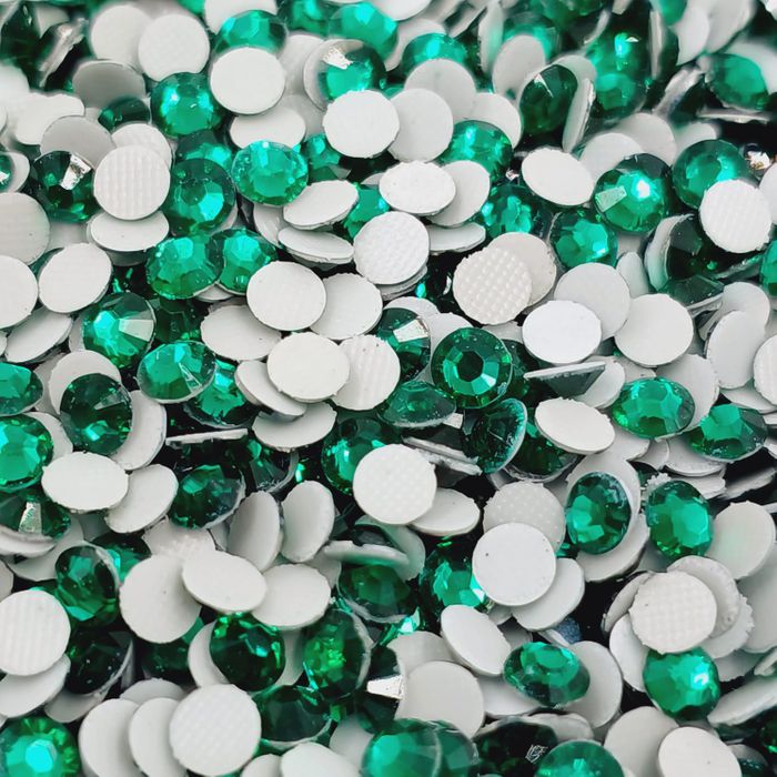Strass Base reta Resina Verde - SS16(3,80-4,00mm) 16,5g Aprox. 1.440 Peças