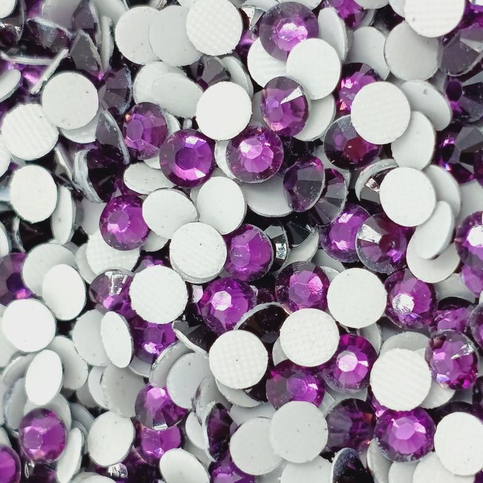 Strass Base reta Resina Ametista - SS16(3,80-4,00mm) 16,5g Aprox. 1.440 Peças