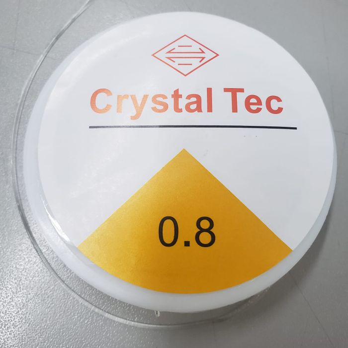 Fio de Silicone Crystal Tec - 0,80mm com 10 metros