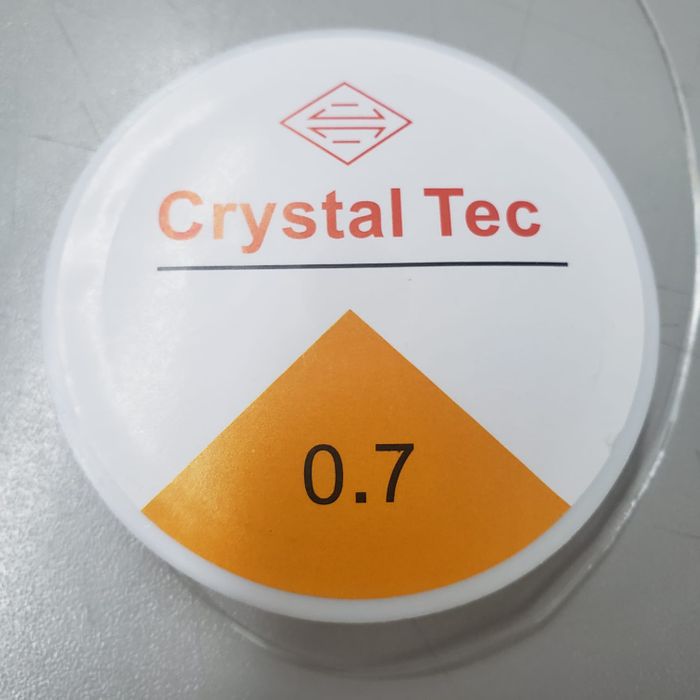 Fio de Silicone Crystal Tec - 0,70mm com 10 metros