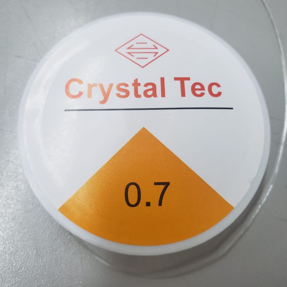 Fio de Silicone Crystal Tec - 0,70mm com 10 metros