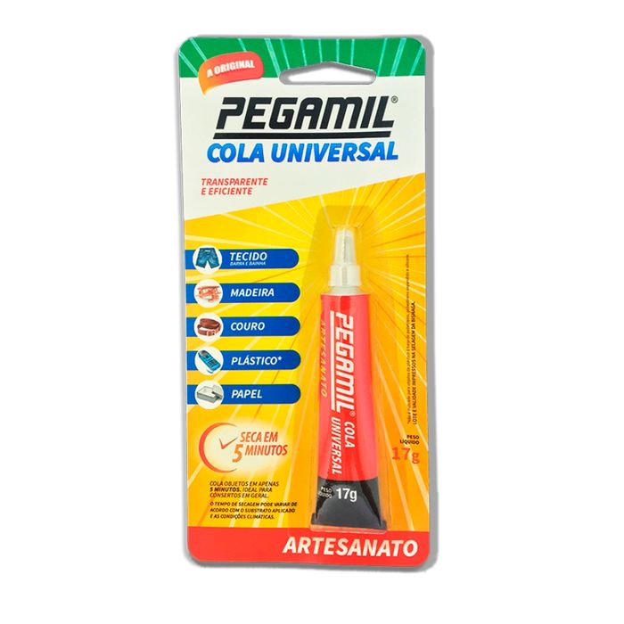 Cola Pegamil Universal Artesanato - 17g 1 Peça
