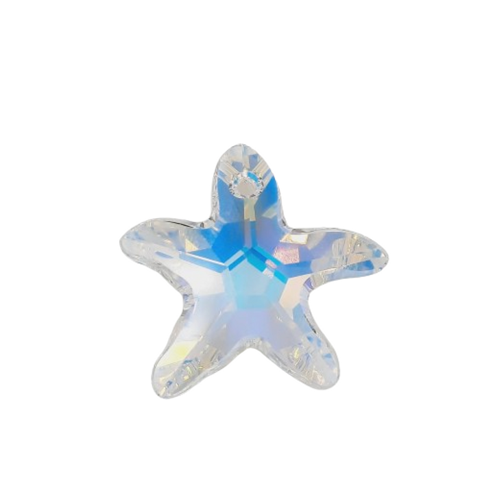 Pingente Swarovski Estrela Aurora Boreal - 20mm 1 Peças