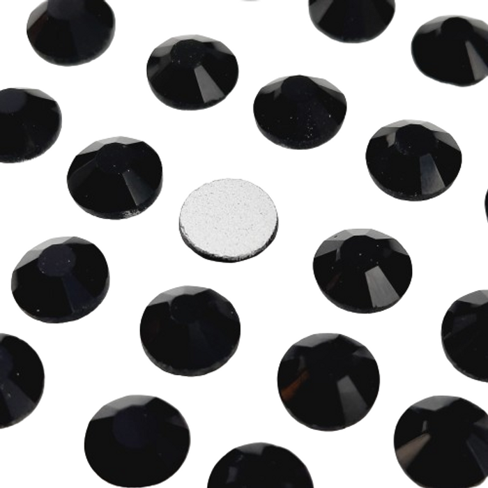 Strass Elegance Base Reta Sem Cola Preto - SS20(4,60-4,80mm) 1.440 Peças
