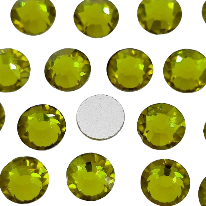 Strass Elegance Base Reta Sem Cola Olivine - SS20(4,60-4,80mm) 1.440 Peças