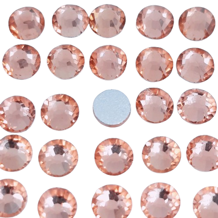 Strass Elegance Base Reta Sem Cola Apricot - SS30(6,32-6,50mm) 288 Peças