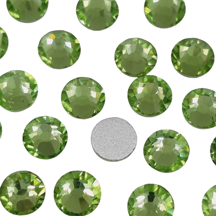 Strass Elegance Base Reta Sem Cola Peridot - SS30(6,32-6,50mm) 288 Peças