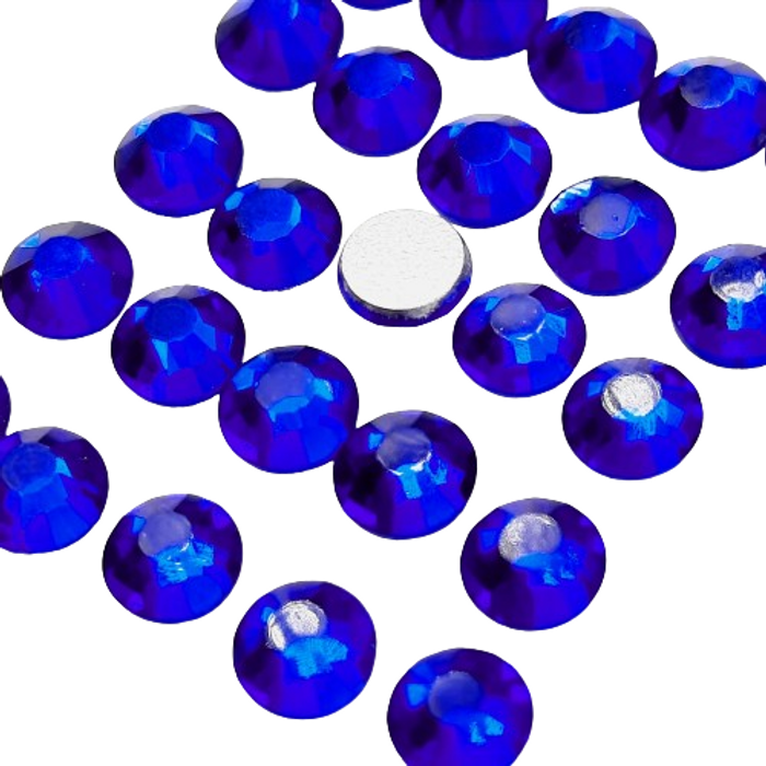 Strass Elegance Base Reta Sem Cola Safira - SS16(3,80-4,00mm) 1.440 Peças