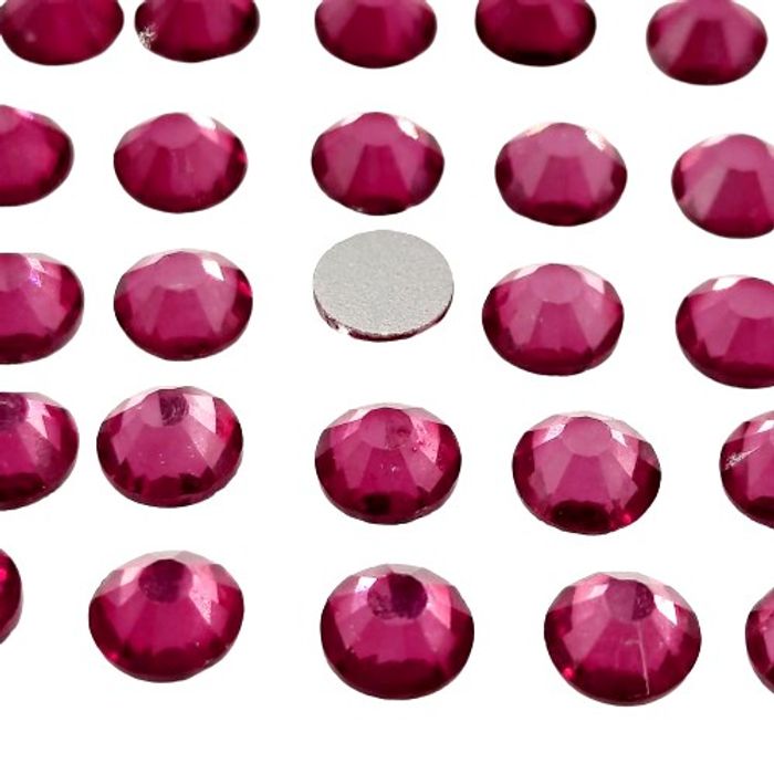 Strass Elegance Base Reta Sem Cola Light Ruby - SS16(3,80-4,00mm) 1.440 Peças