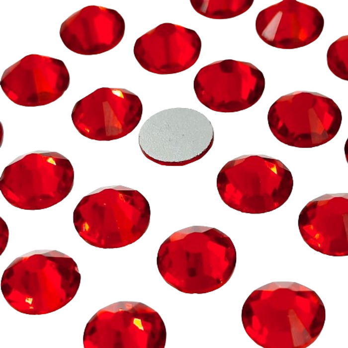 Strass Elegance Base Reta Sem Cola Red - SS30(6,32-6,50mm) 288 Peças