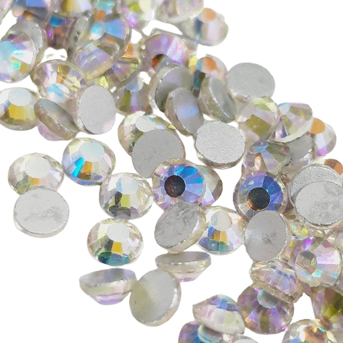 Strass Elegance Base Reta Sem Cola Silver Aurora Boreal - SS16(3,80-4,00mm) 1.440 Peças