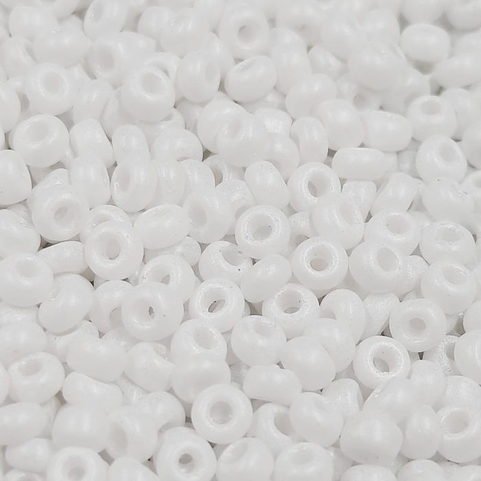 Miçanga Asmara Especial(Tingida) Branco Opaco - 9/0 (2,6mm) 500g