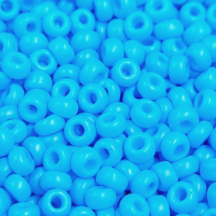 Miçanga Asmara Especial(Tingida) Azul Turquesa Opaco - 9/0 (2,6mm) 500g