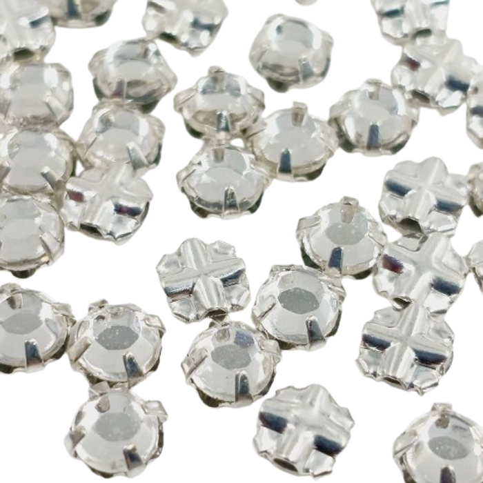 Engrampado Caixa Baixa Cristal - SS20 144 Peças