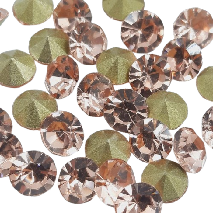 Strass Chinês Light Peach - SS6,5/PP14(2,00-2,10mm) 8,8g