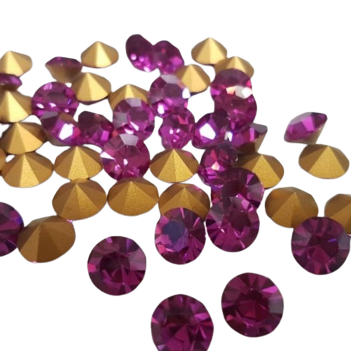 Strass Diamond Fuchsia - SS6,5/PP14(2,00-2,10mm) 1.440 Peças