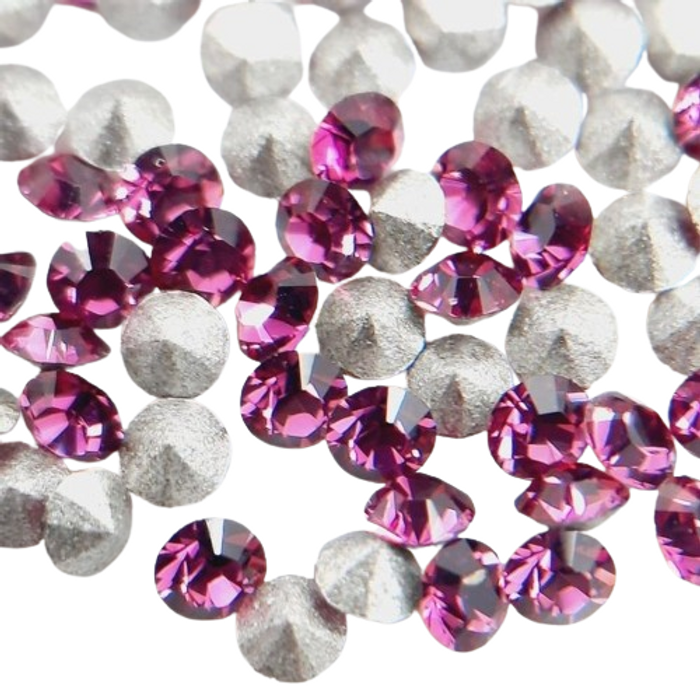 Strass Swarovski 1028 Fuchsia - SS3,5/PP8(1,40-1,50mm) 1.440 Peças 