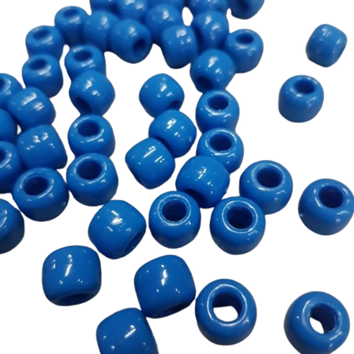 Miçanga Tererê Fosco Azul 17 - 10mm 250g Aprox. 560 Peças