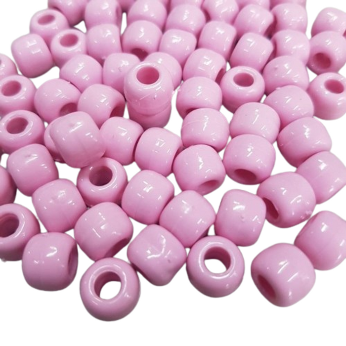 Miçanga Tererê Fosco Rosa Claro 10 - 10mm 250g Aprox. 560 Peças