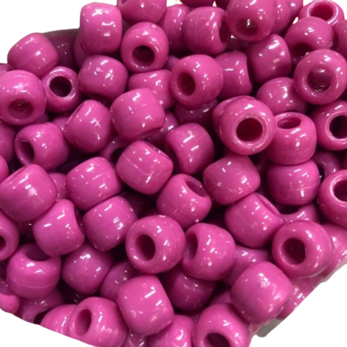 Miçanga Tererê Fosco Rosa Escuro 11 - 10mm 250g Aprox. 560 Peças