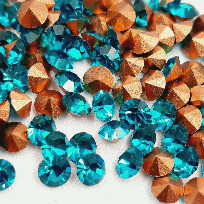 Strass Diamond Blue Zircon - SS6,5/PP14(2,00-2,10mm) 1.440 Peças