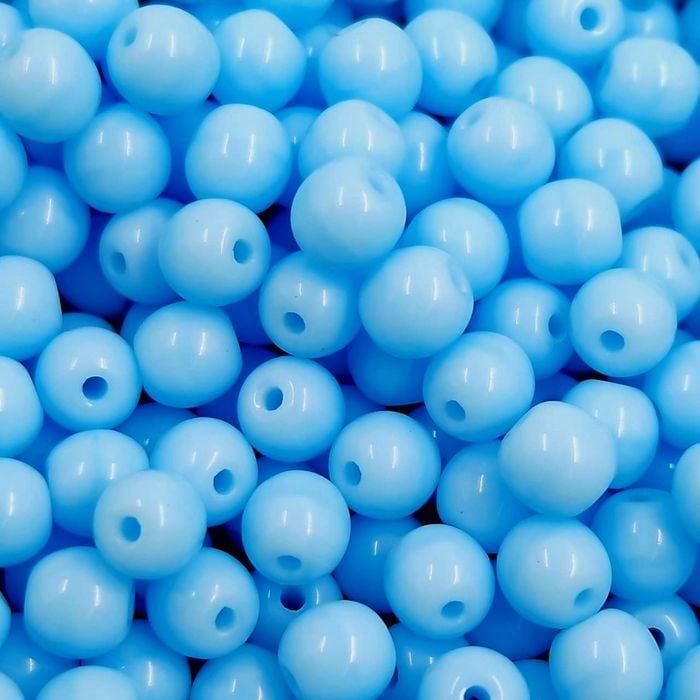 Porcelana Tcheca Azul Turquesa 63010 - 4mm 1.200 Peças