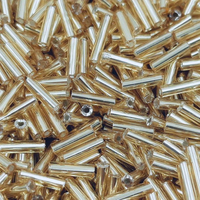 Canutilho Chinês Dourado 22 - 3Polegadas(7mm) 500g