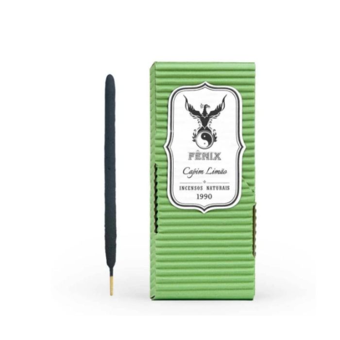 Incenso Natural de Capim Limão - 1 Caixa contendo 9 varetas