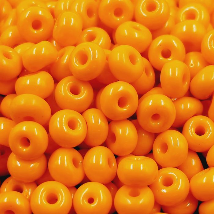 Miçanga Asmara Fosca Laranja 93110 - 6/0(4,1mm) 500g