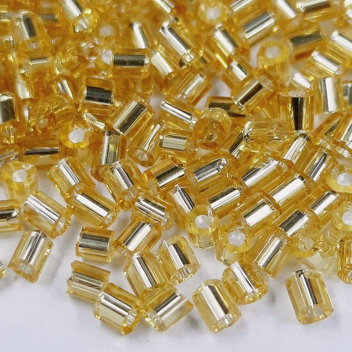 Vidrilho Indiano Dourado Médio 17050 - 11/0 500g