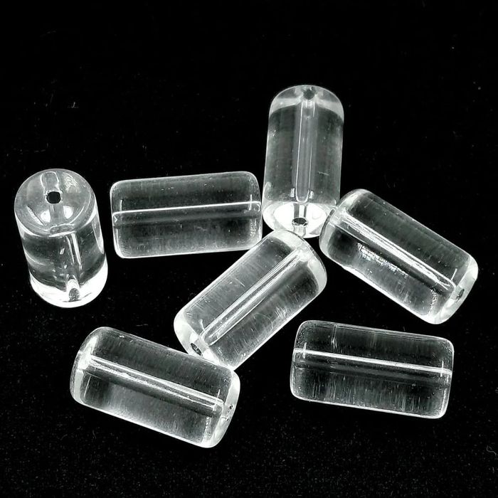 Firma Transparente Cristal - 24x12mm 40 Peças