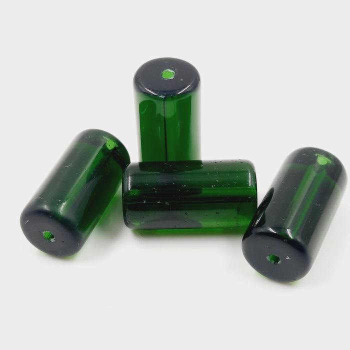 Firma Transparente Verde Escuro - 20x10mm 100 Peças