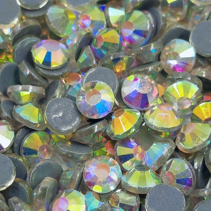 Strass Hotfix Premium Aurora Boreal - SS30(6,32-6,50mm) 288 Peças