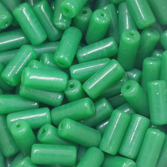 Fio Segui Fosco Verde - 5x10mm 1 Fio com 50 Peças
