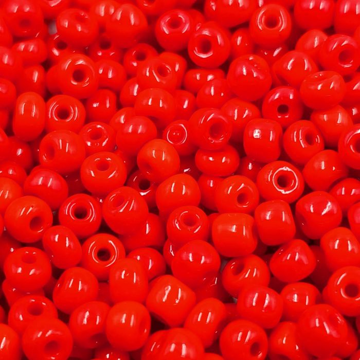 500g Miçanga 6/0 Abrama Fosca Vermelho 93170