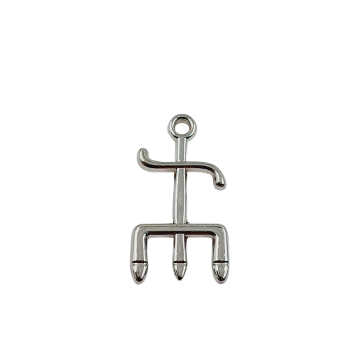 Pingente Tridente - 19mm 1 Peça
