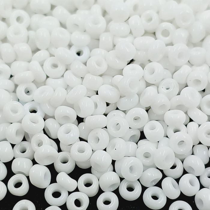 500g Miçanga 9/0 Abrama Fosca Branca 03050