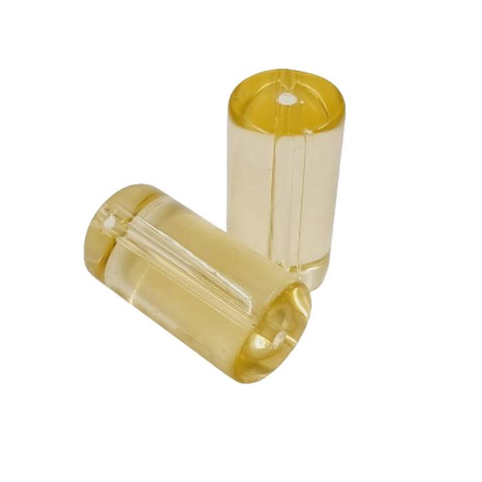 Firma Transparente Light Colorado Topázio - 24x12mm 40Peças