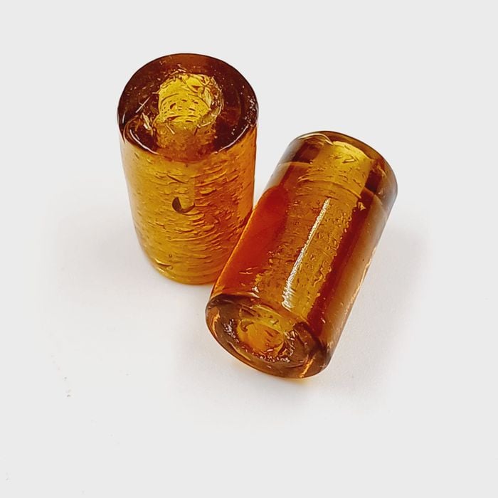 Firma Artesanal Transparente Topázio - 20x12mm 40Peças