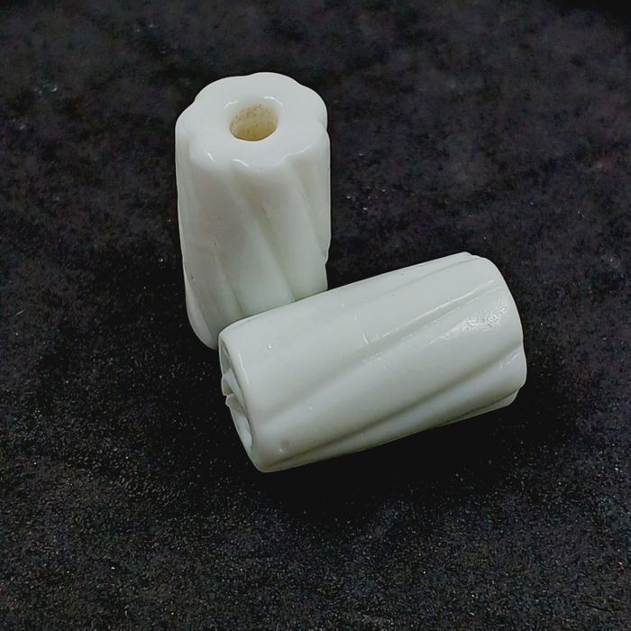 Firma Artesanal Fosca Branca Torcida - 20x12mm 40Peças