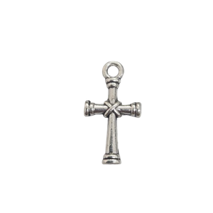 Pingente Cruz Níquel - 20mm 1Peça