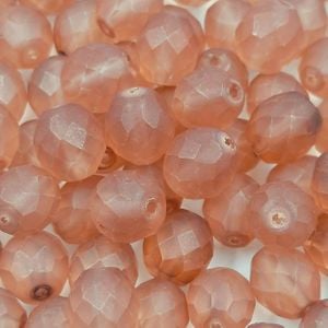 1Fio 12mm Cristal Facetado Pêssego 00030/45917 - Aprox. 36Peças